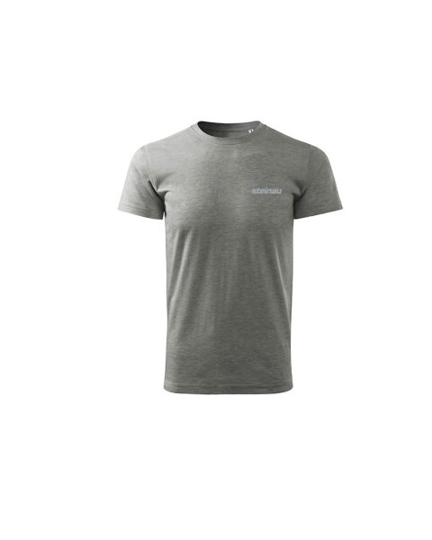 T-Shirt Herren grau melange Größe L