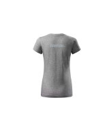 MALFINI T-Shirt Damen grau melange