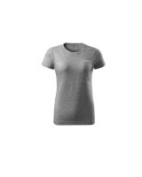T-Shirt Damen grau melange Größe 2XL