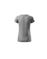 T-Shirt Damen grau melange Größe 2XL