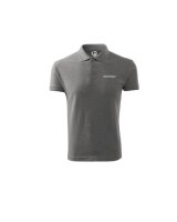 Polo Shirt Herren grau melange Größe 2XL