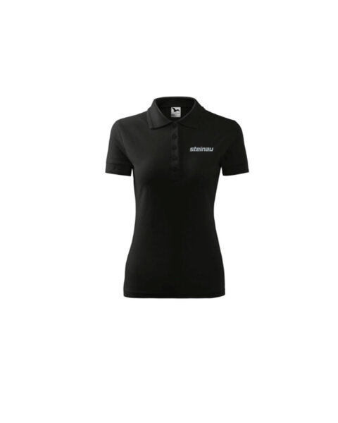 Polo Shirt Damen schwarz Größe 2XL