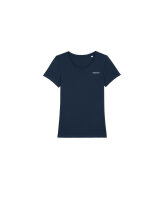 Pure Waste T-Shirt Damen navy melange Größe 2XL